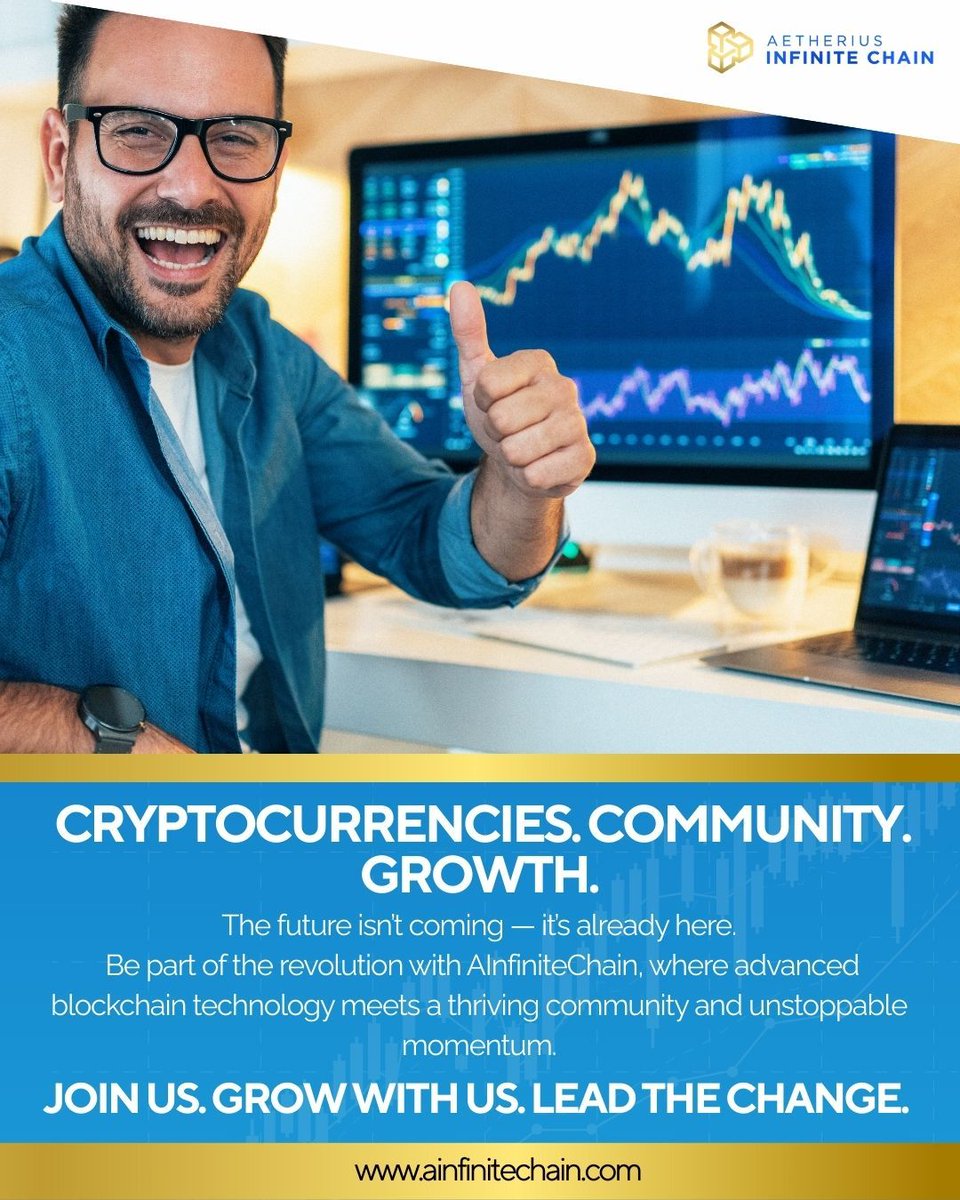 Crypto. Community. Unstoppable Growth. 📈🚀

The future of blockchain isn’t on its way — it’s already HERE! Be a part of something bigger with Aetherius Infinite Chain (AIC), where cutting-edge blockchain technology meets a powerful, thriving community. Whether you're a seasoned