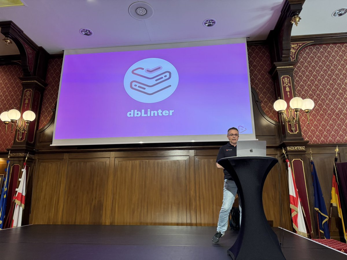 Dimitri Gielis (@dgielis) on Twitter photo At #apexconn25 <a href="/phsalvisberg/">Philipp Salvisberg</a> showed #dbLinter in VSCode for the first time.
For sure you keep your business logic of your #orclapex app in PL/SQL packages⦠dbLinter will check it for code quality!
Register here to be kept updated:
united-codes.com/ords/r/uc/dbli⦠At #apexconn25 <a href="/phsalvisberg/">Philipp Salvisberg</a> showed #dbLinter in VSCode for the first time.
For sure you keep your business logic of your #orclapex app in PL/SQL packages⦠dbLinter will check it for code quality!
Register here to be kept updated:
united-codes.com/ords/r/uc/dbliβ¦