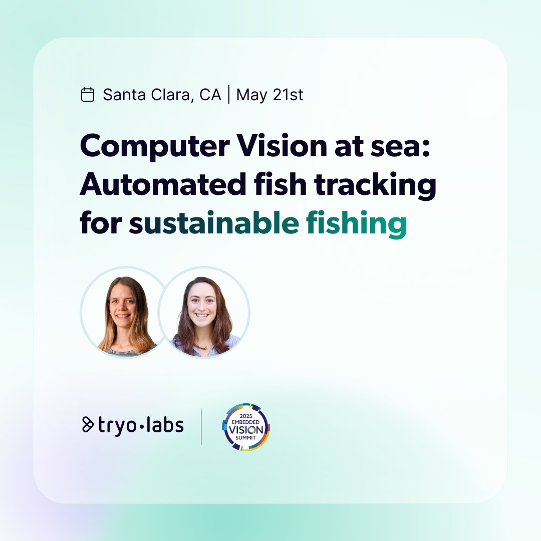 Tryolabs (@tryolabs) on Twitter photo 🎉 Next week we’re at <a href="/EmbVisionSummit/">Embedded Vision Summit</a>
🐟 Catch our session with Alicia Schandy, from our team & Vienna Saccomanno from <a href="/nature_org/">The Nature Conservancy</a>
If you're attending, don’t miss it! 🎉 Next week we’re at <a href="/EmbVisionSummit/">Embedded Vision Summit</a>
🐟 Catch our session with Alicia Schandy, from our team & Vienna Saccomanno from <a href="/nature_org/">The Nature Conservancy</a>
If you're attending, don’t miss it!