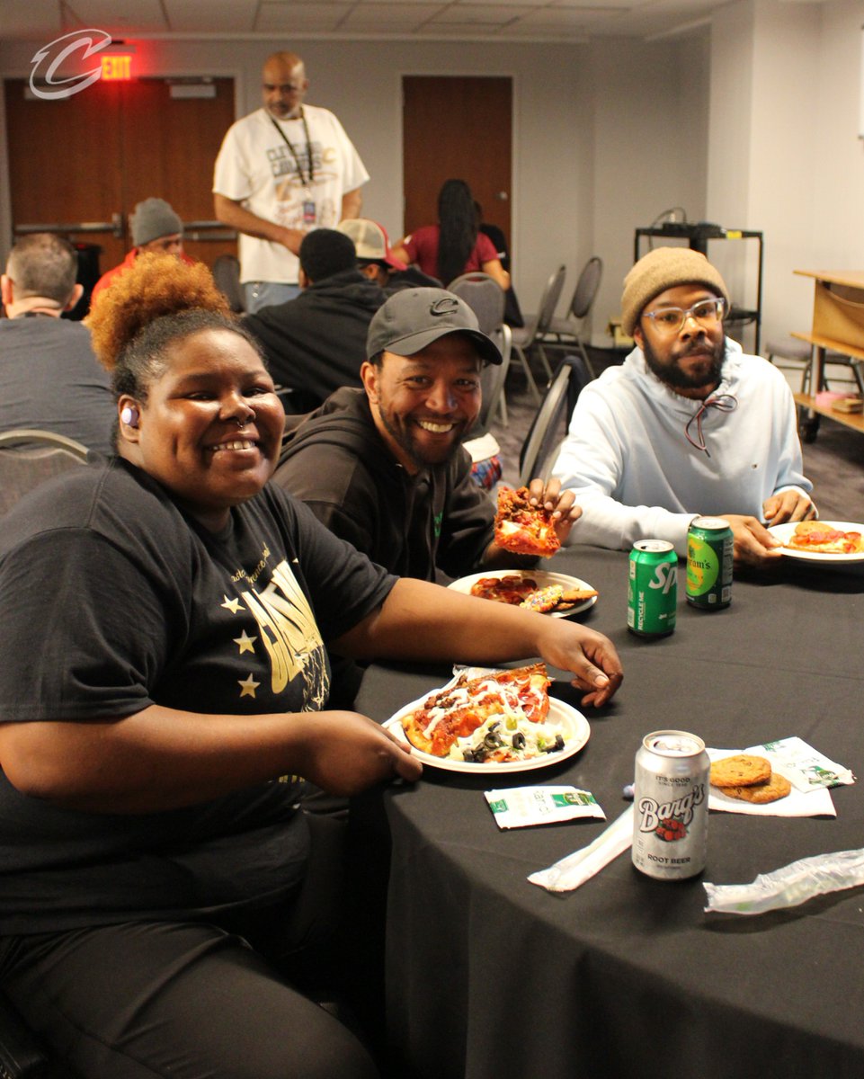 Thank you to @ohiopieco for providing today's lunch for our team members at Rocket Arena! We are fueling up for Round 2, Game 5 and ready to #LetEmKnow!