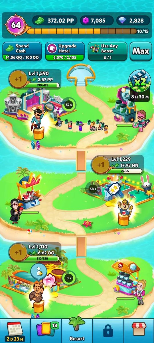 NVGOTD's tweet image. VACATION TYCOON
@VacationTycoon 

Idle mobile management game in which you create the must luxurious (or ludicrous) holiday resort, assisted by the squids, cyborgs, ghosts and more that you hire 

[ iOS, Android / 2022 / @HyperHippoEntmt ]

hyperhippo.com/games/vacation…