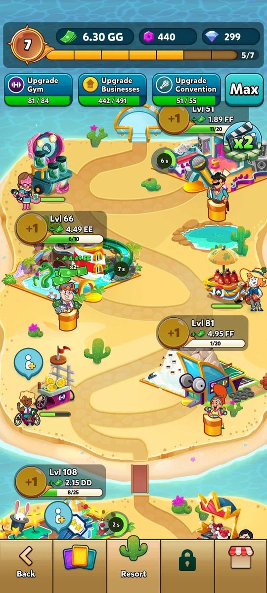 NVGOTD's tweet image. VACATION TYCOON
@VacationTycoon 

Idle mobile management game in which you create the must luxurious (or ludicrous) holiday resort, assisted by the squids, cyborgs, ghosts and more that you hire 

[ iOS, Android / 2022 / @HyperHippoEntmt ]

hyperhippo.com/games/vacation…