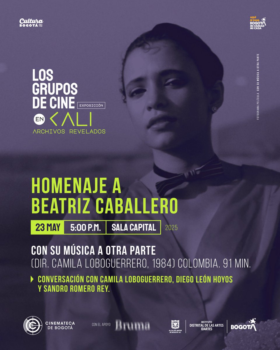 La Cinemateca de Bogotá, rinde homenaje a Beatriz Caballero, escritora, titiritera, artista, guionista y destacada divulgadora cultural colombiana, cuya obra marcó generaciones.

🎟️ Adquiera su entrada aquí: cinematecadebogota.gov.co/pelicula/su-mu…