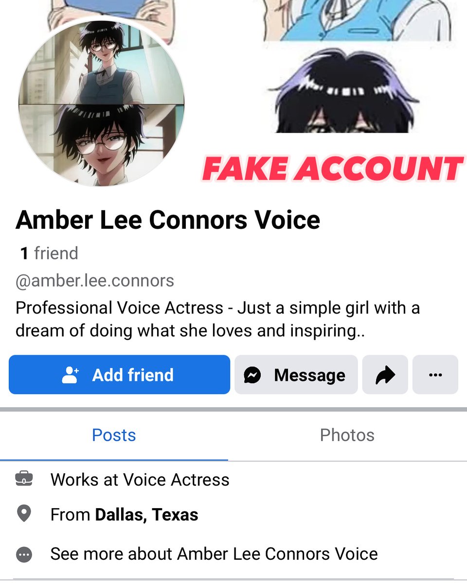 There’s another FAKE FB account pretending to be me going around messaging people - please report, block &amp; do not engage!

Thank you! 🙏