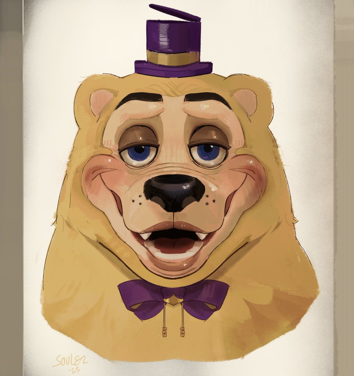 S0UL82's tweet image. funny bear hungry for lobes  
#FNAF