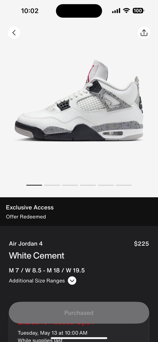 blackking503's tweet photo. @zSneakerHeadz My wife’s account comes through again. https://t.co/KnTtOTAQgV