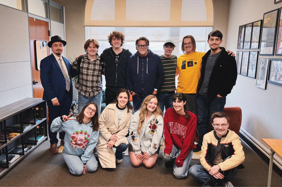 OU_FMS's tweet photo. It’s been a busy year at FMS, with lots of screenings and activities making their rounds.

One of our favorite memories from the year was our visit from filmmaker Don Michael Paul, who lead a three day short film workshop with our majors and minors.

#oufms https://t.co/cjfoiP9nwD