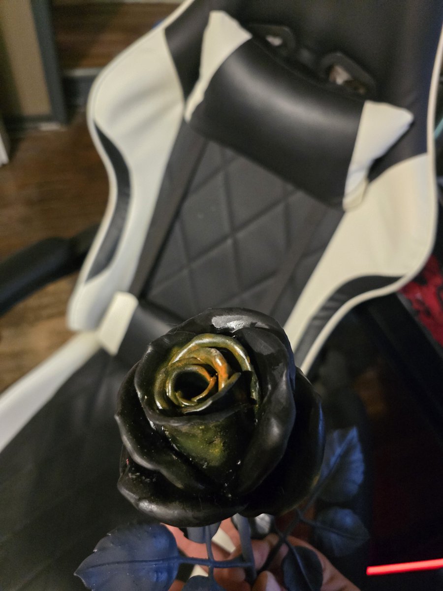 Also a rose. Airbrush messed up so I'm going to have to handprint it.