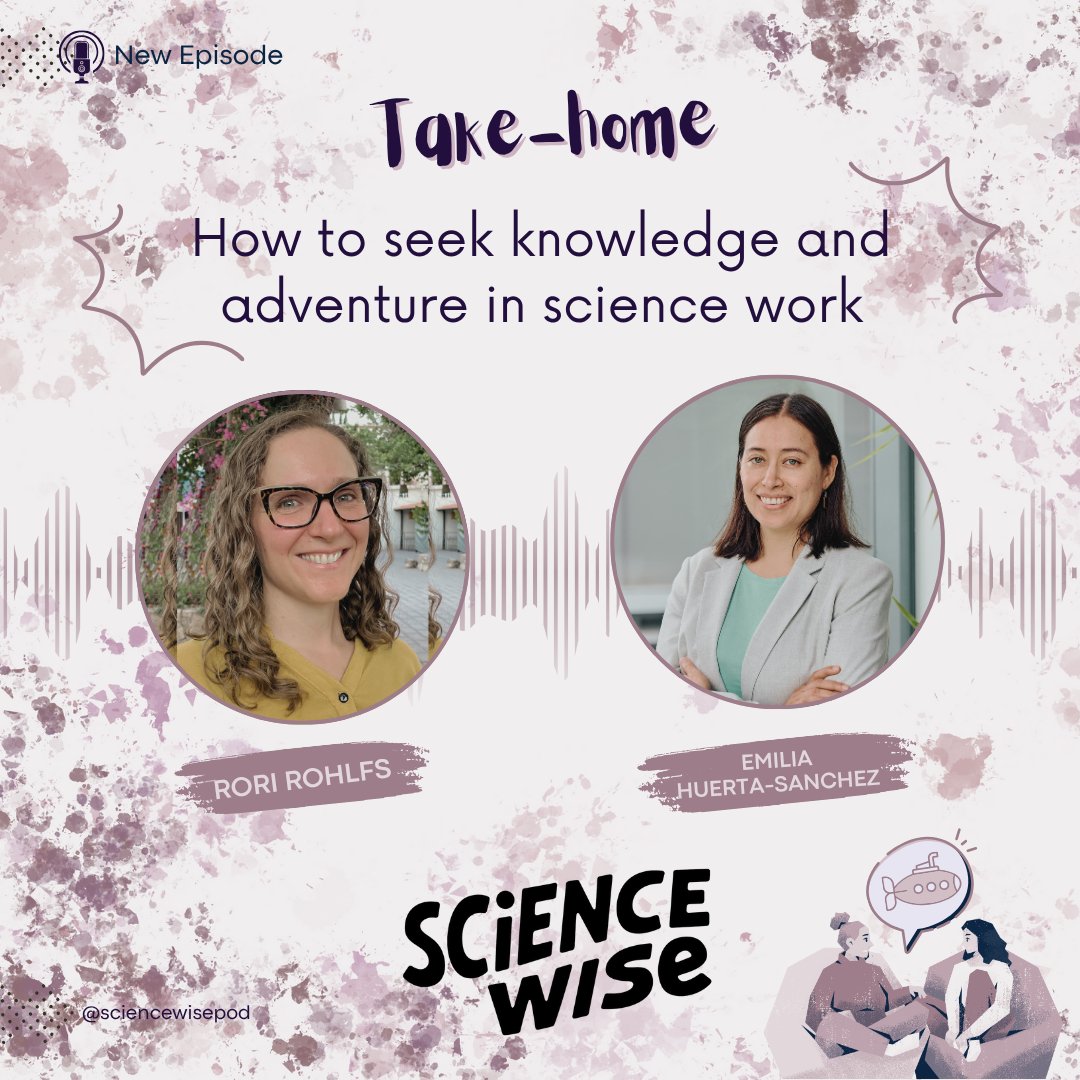 ScienceWisePod's tweet image. Rori and Emilia reflect on Dr. Dawn Wright’s @deepseadawn path, the power of mentorship, and the importance of embracing change with curiosity and purpose.
🎧 pod.link/1715048894