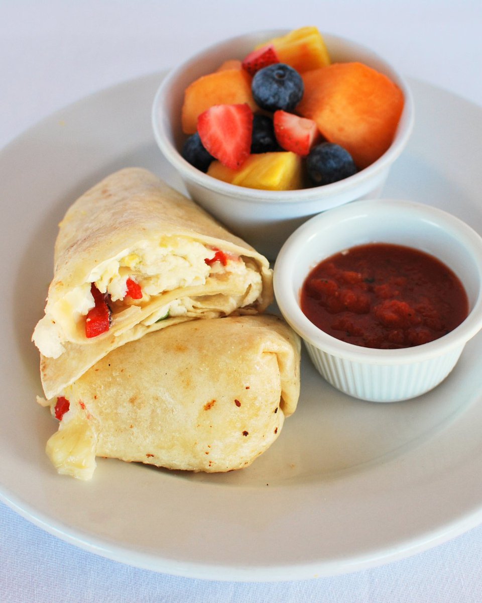 Famously fresh, fully loaded. 🌯 The Daybreak Burrito is calling 🤳🏼
What's your favorite menu item?? 

💻Order online for carryout using our link in bio!

🚗 We deliver via DoorDash, UberEats*, and GrubHub and EZ Cater!
*at participating locations