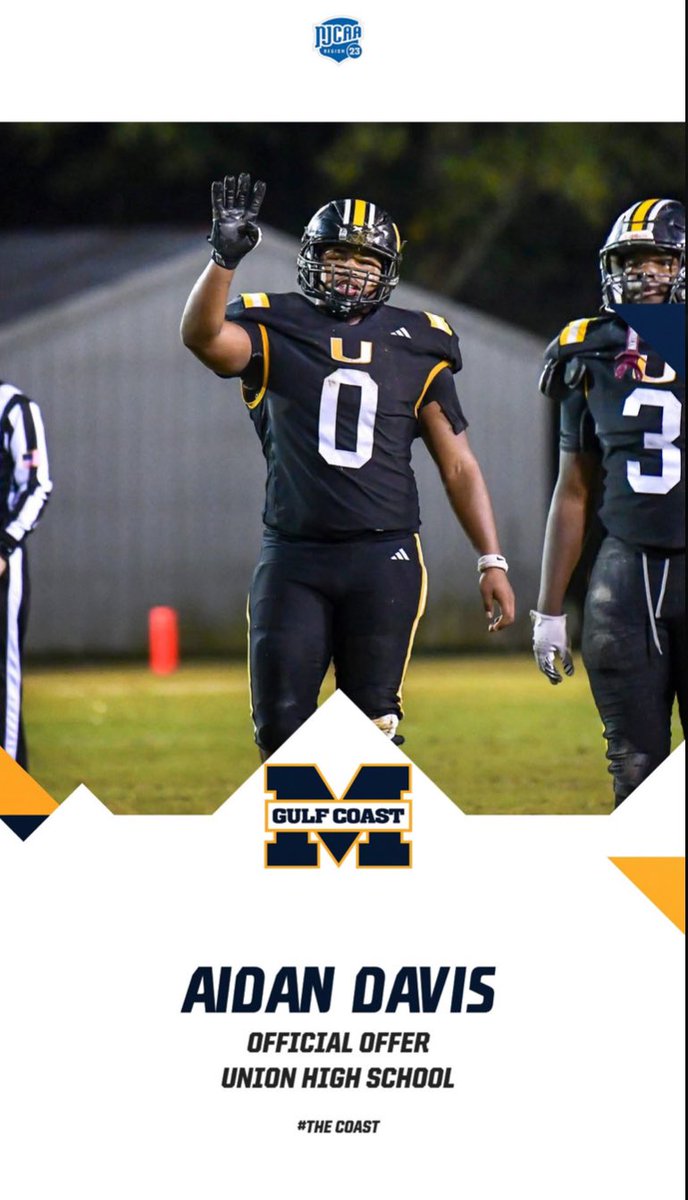 #AGTG After a great conversation with <a href="/clarencemcdoug1/">Coach McDougal</a> , I am blessed to receive an offer from <a href="/MGCCC_FOOTBALL/">MGCCC Football</a> !! <a href="/JWren87/">Jordan Wren</a> <a href="/wade_pierce/">Wade Pierce</a>