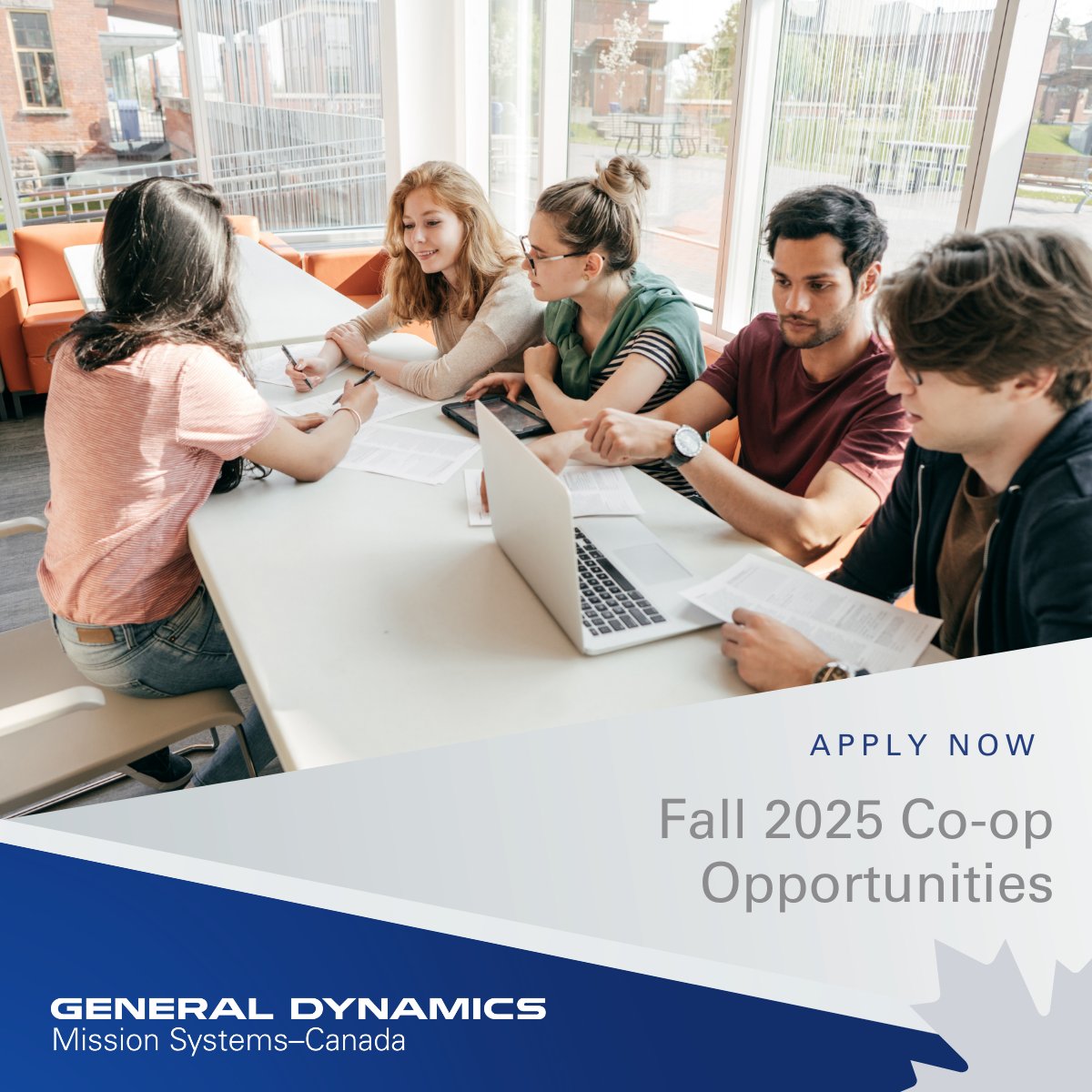 Looking to gain hands-on experience at one of Canada’s leading defence companies? We’re hiring co-op students for Fall 2025 in engineering, software development, program management and more! 

Work on cutting-edge projects that are driving meaningful change for the