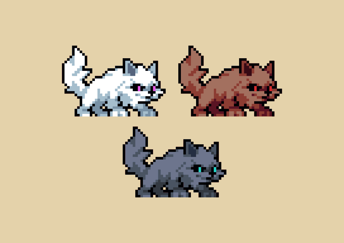 azunapixels's tweet photo. Wolves🐺

#pixelart #gamedev #indiegame #aseprite #digitalart https://t.co/r0ETHvGgcc