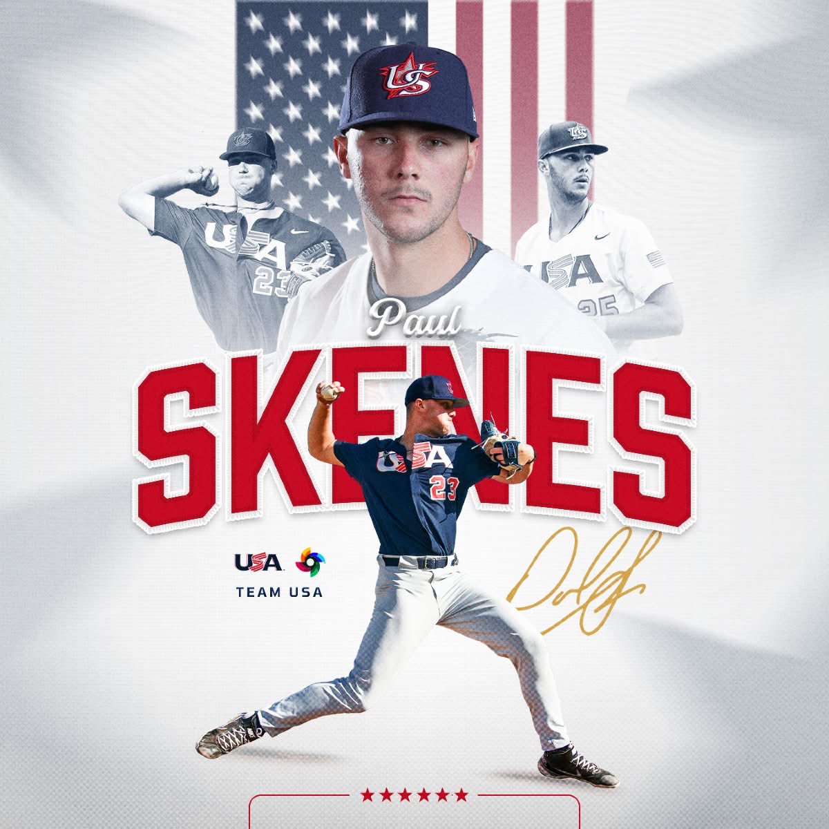 Solid pickup for the Stars and Stripes! Team USA squad for the 2026 World Baseball Classic is really coming together!  

#USABaseball🇺🇸