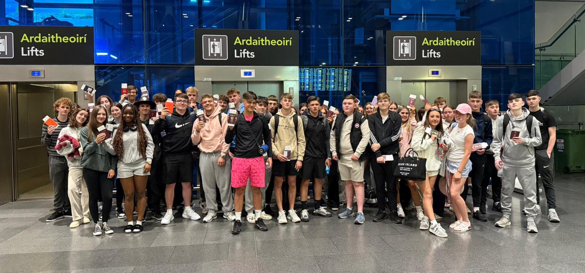 Our <a href="/colaiste/">Coláiste Chiaráin</a>  TY journey to Germany begins! Excited for the adventure ahead with our Colaiste Chiarain TY students. Stay tuned for updates! #TYTrip #GermanyBound