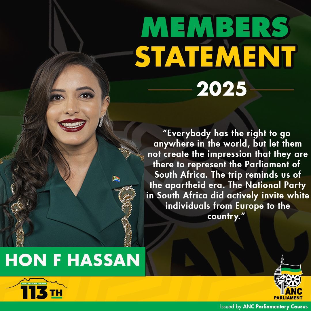 We condemn with the strongest terms this controversial trip. Just after South Africa had formally accused Israel of genocide at the International Court of Justice. These MPs went to engage with a state under international scrutiny for human rights abuses and war crimes. This is