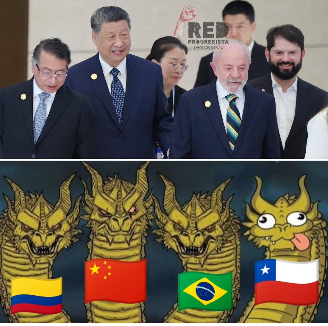 RedProgreCali's tweet image. Gabriel Boric tibio hpta.
#Colombia #China #Brasil #Chile