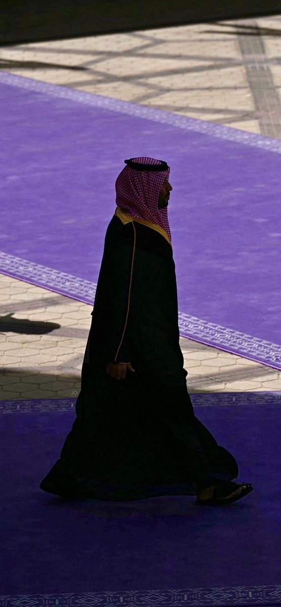 طويق يمشي على الخزامى