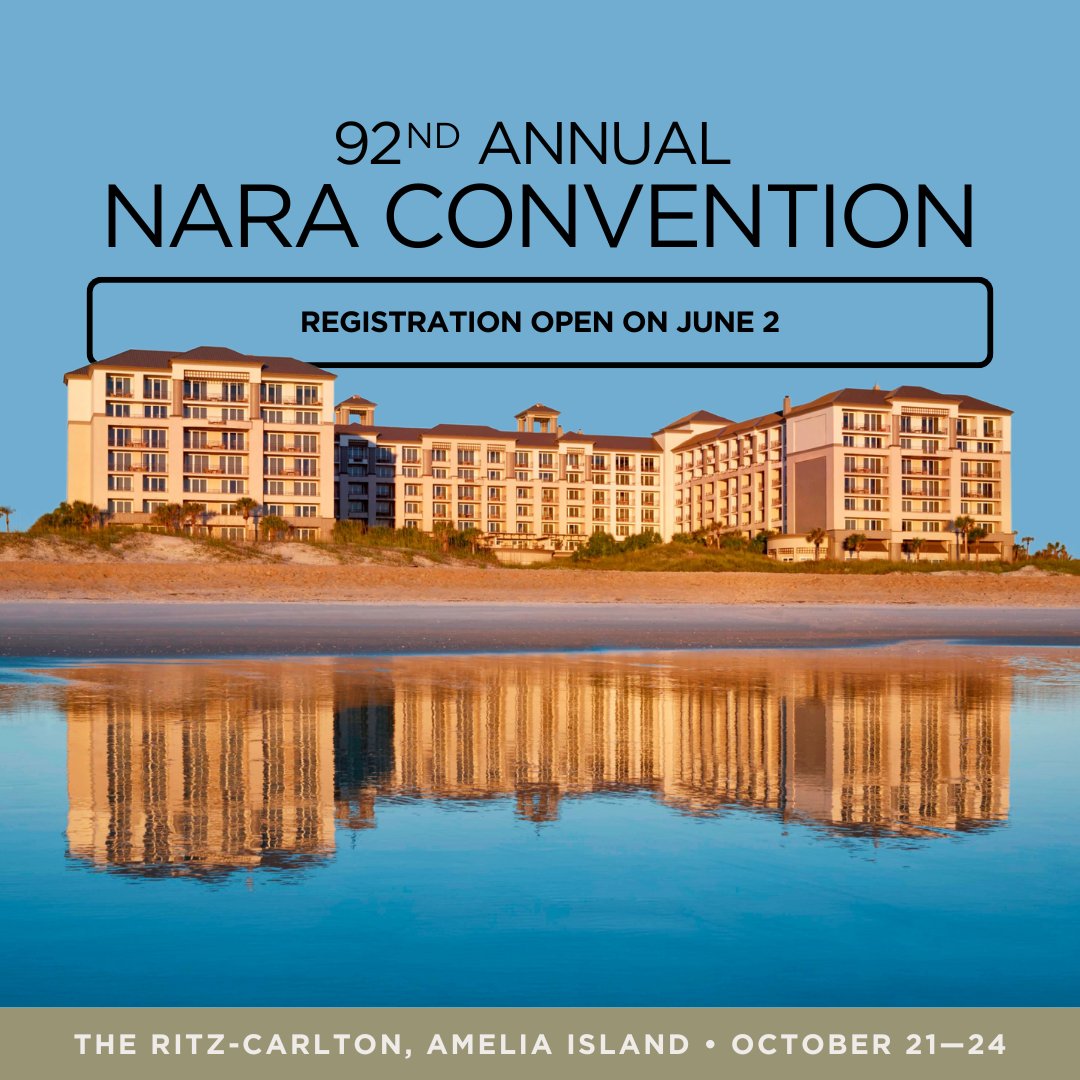 Join us this October at the #NARA2025Convention in Amelia Island, FL. Connect with peers, strengthen your business, and stay ahead in the rendering industry. 

Save the date—registration opens June 2!