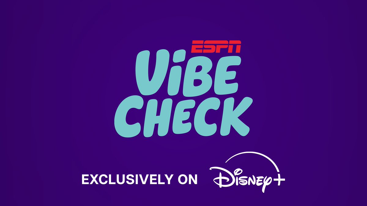 ESPN &amp; <a href="/DisneyPlus/">Disney+</a> announce the development of 'Vibe Check'

A new all-female-led sports-focused studio show

Premiering exclusively on Disney+ this June

More: bit.ly/3SySrB3 | #DisneyUpfront