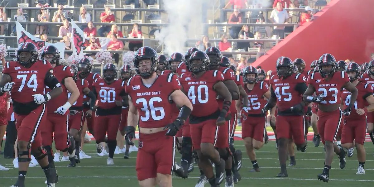 Isaac Coughran (@isaac_coughran) on Twitter photo After great conversation with <a href="/CoachNickGrimes/">Nick Grimes</a> this morning, I’m blessed to receive an offer to play football at <a href="/AStateFB/">Arkansas State Football</a>! 🙏🏼 Very grateful!
#PTL 🙌 <a href="/RecruitKatyFB/">RecruitKatyFB</a> <a href="/Katyfootball/">Katy Football</a> <a href="/GaryJoseph5/">Gary Joseph</a> <a href="/Coach_Longacre/">Joseph Longacre</a> <a href="/aj_blum/">A.J. Blum</a> After great conversation with <a href="/CoachNickGrimes/">Nick Grimes</a> this morning, I’m blessed to receive an offer to play football at <a href="/AStateFB/">Arkansas State Football</a>! 🙏🏼 Very grateful!
#PTL 🙌 <a href="/RecruitKatyFB/">RecruitKatyFB</a> <a href="/Katyfootball/">Katy Football</a> <a href="/GaryJoseph5/">Gary Joseph</a> <a href="/Coach_Longacre/">Joseph Longacre</a> <a href="/aj_blum/">A.J. Blum</a>