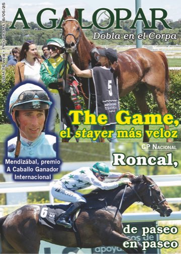 📍Roncal, de paseo en paseo
📍The Game, el stayer más veloz
📍Cheaper, cuando lo barato sale muy rentable
📍Ángel Imaz vuelve con sus dos años
📍Los sprinters preparan el Urquijo
📍Mendizabal, Gran Premio Internacional A Caballo Ganador 
👉🏽Infórmate: noticias.agalopar.com/a-galopar-116-…