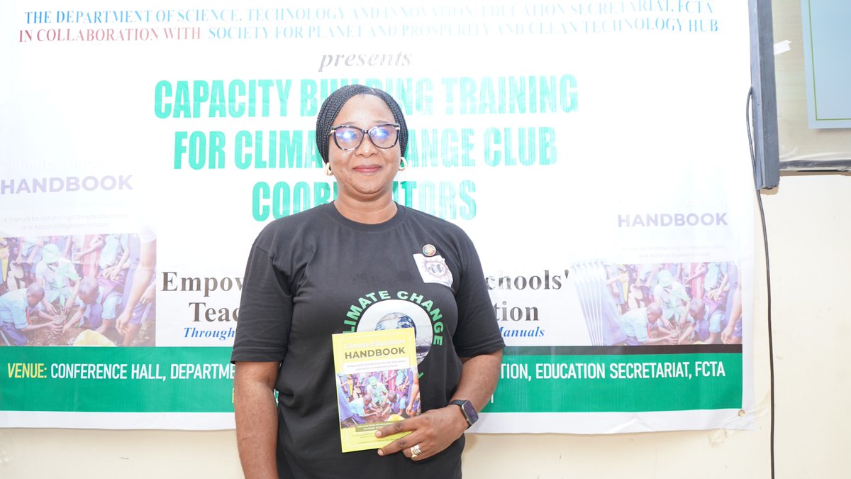 Society for Planet and Prosperity (@society_planet) on Twitter photo Today, we joined the Department of Science, Technology & Innovation (DST&I) FCTA, in partnership with Clean Technology Hub (<a href="/Cleantechhubng/">Clean Tech Hub Nigeria</a>) and the Secondary Education Board FCTA for a hands-on Capacity Building for secondary school teachers using our student-and-teacher Today, we joined the Department of Science, Technology & Innovation (DST&I) FCTA, in partnership with Clean Technology Hub (<a href="/Cleantechhubng/">Clean Tech Hub Nigeria</a>) and the Secondary Education Board FCTA for a hands-on Capacity Building for secondary school teachers using our student-and-teacher