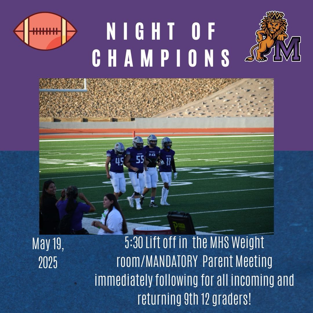 Cant wait! 🟣◽️football 🏈 🦁 👑 <a href="/ManzanoMonarchs/">Manzano High School</a>