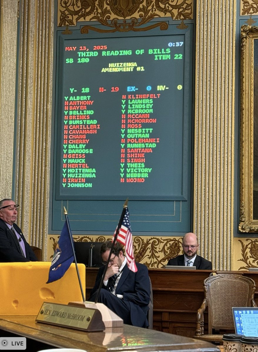EVERY. SINGLE. DEMOCRAT just voted against funding free blood tests for kids affected by PFAS that was brought by @senmarkhuizenga.