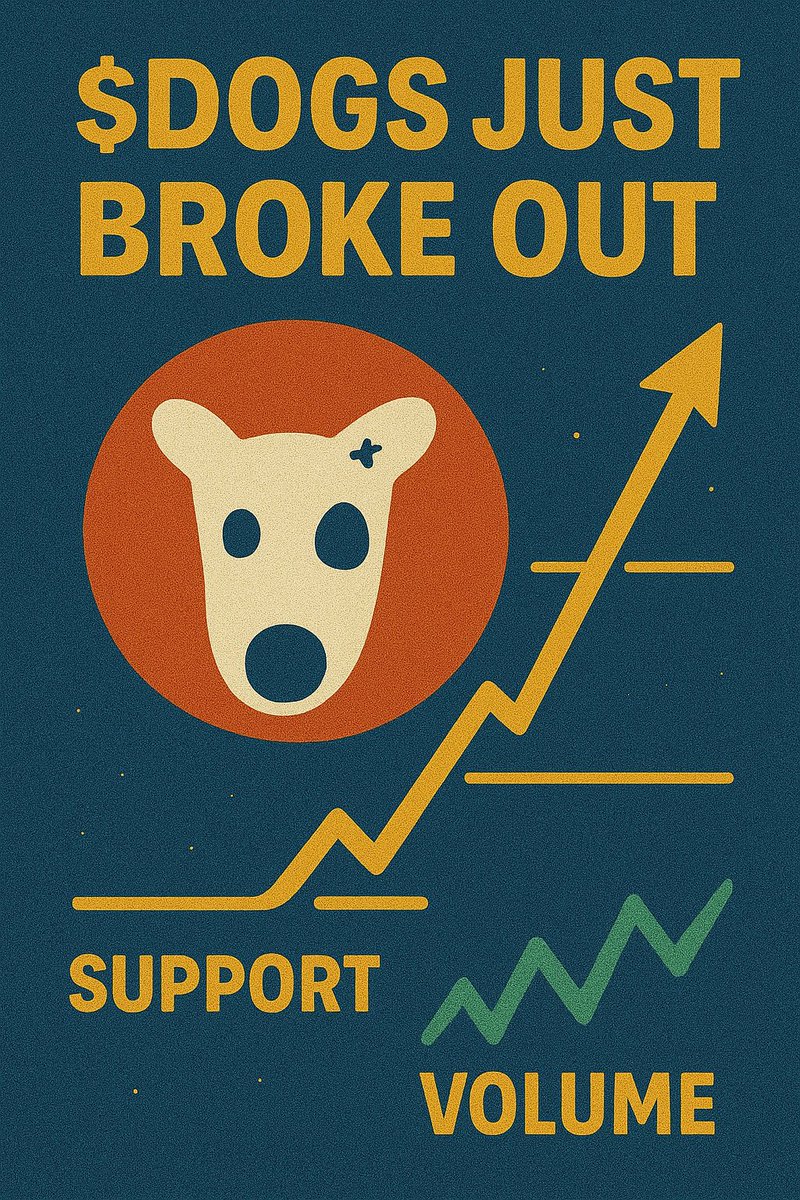dk88588's tweet photo. $DOGS just broke out and didn’t even knock.
Support held. Volume up. Confidence restored.
That’s not luck — that’s dog energy.
You can chase trends… or you can let DOGS run first.
#DOGS #BTC #ETH #MemeCoin #CryptoTwitter #BreakoutAlert
#AltcoinSeason #SupportHeld #MACD #EMA #DOGSUSDT #WIF #PEPE #BONK #Top30Crypto