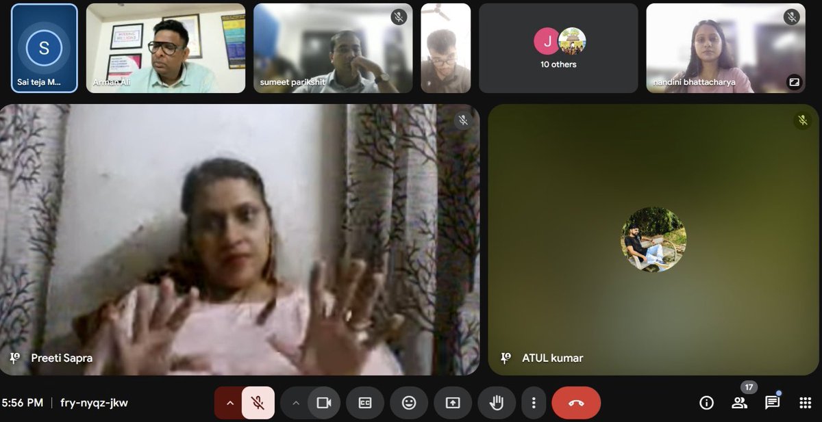 Today, the fellows of the NCPEDP-Javed Abidi Fellowship for Youth with Disabilities had their first virtual meeting with our Executive Director, <a href="/armanaly/">Arman</a> since beginning work in their respective domains. He interacted with each fellow, took updates on their interventions,
