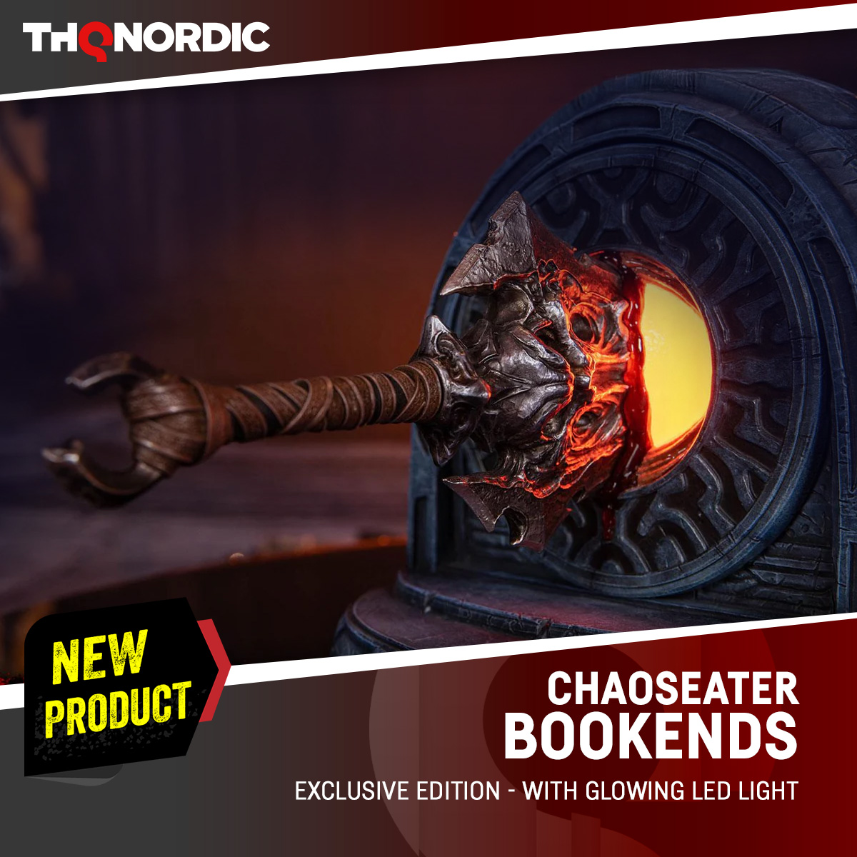 THQNordicStores's tweet image. This abyssal Bookholder will guard your most precious tombs.
Crafted by @first4figures, now available in our THQ Nordic Online and Vienna Store!
eu.store.thqnordic.com/Unsere-Spiele/…
#darksiders #chaoseater #war #thqnordicstores #thqnordic #merch #game #book