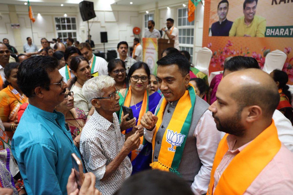 Dr. Pramod Sawant (@drpramodpsawant) on Twitter photo Addressed the Karyakarta Melava of BJP Mapusa Mandal in the presence of <a href="/BJP4Goa/">BJP Goa</a> President Shri <a href="/DamuNaik/">Damodar (Damu) G. Naik</a>, Rajya Sabha MP Shri <a href="/ShetSadanand/">SADANAND SHET TANAVADE</a>, Deputy Speaker & Mapusa MLA Shri <a href="/Joshua_De_Souza/">Joshua Peter De Souza</a>, and party office bearers.
Heartiest congratulations to the newly appointed committee Addressed the Karyakarta Melava of BJP Mapusa Mandal in the presence of <a href="/BJP4Goa/">BJP Goa</a> President Shri <a href="/DamuNaik/">Damodar (Damu) G. Naik</a>, Rajya Sabha MP Shri <a href="/ShetSadanand/">SADANAND SHET TANAVADE</a>, Deputy Speaker & Mapusa MLA Shri <a href="/Joshua_De_Souza/">Joshua Peter De Souza</a>, and party office bearers.
Heartiest congratulations to the newly appointed committee