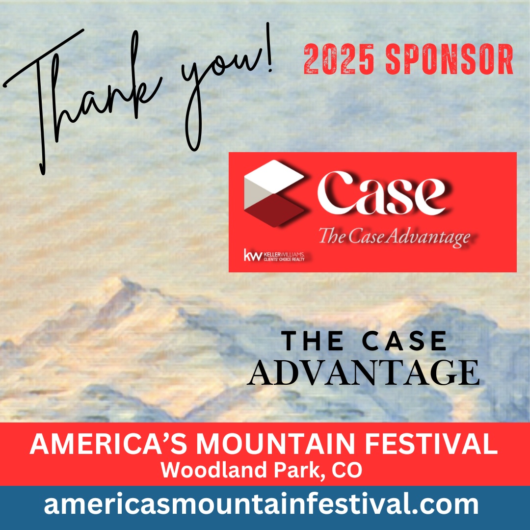 Thanks so much Kellie Case - The Case Advantage for your sponsorship of the 2025 America's Mountain Festival on Saturday, JULY 5th!
Festival tickets are available NOW at ---
tickets.americasmountainfestival.com
Get your VIP tickets soon, before they sell out!