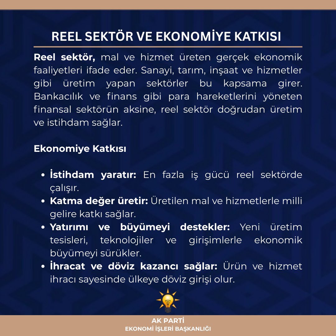 AK Parti Ekonomi İşleri Başkanlığı (@ekonomiisleri) on Twitter photo 