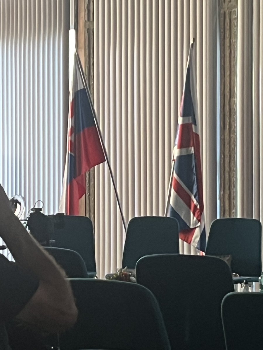 LastParachutist's tweet image. LEGACY OF COURAGE AND RESCUE: 80 years since the end of World War II at the Embassy of Slovakia in London - panel about to start