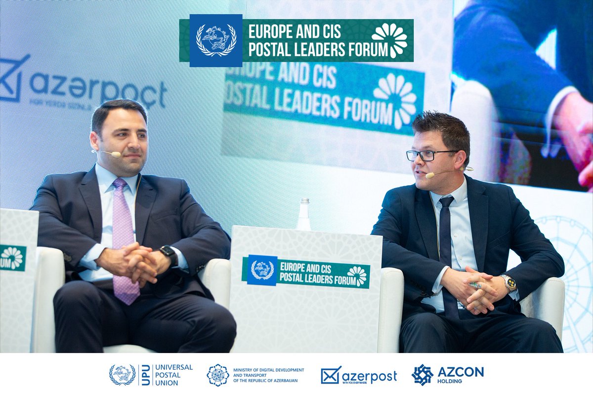 azerpost_az's tweet photo. “Poçt liderləri forumu”nun birinci günü sərhədlərarası e-ticarətdə innovasiya mövzusu müzakirəsi ilə yekunlaşdı.

#UPU #AZERPOST #POSTALLEADERSFORUM https://t.co/BbwA0MM5zQ