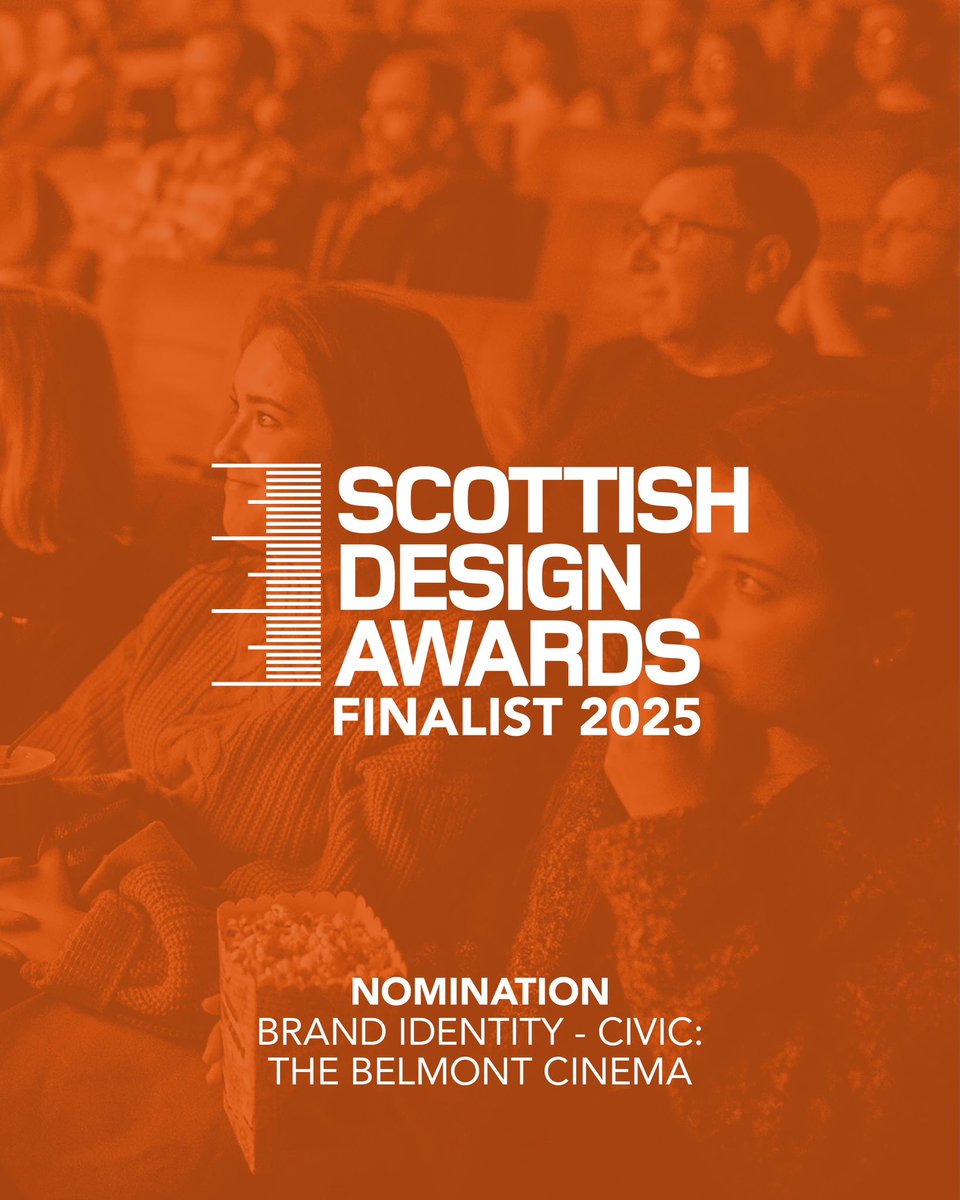 The Belmont Cinema (@belmontcinema) on Twitter photo We were delighted to hear that <a href="/fortytwo_studio/">FortyTwo</a> have been nominated as finalists in the 'Brand Identity - Civic' category at the <a href="/ScottishDesign/">Scottish Design Awards</a> Awards for their brand development work with <a href="/BelmontCinema/">The Belmont Cinema</a> 🧡 We were delighted to hear that <a href="/fortytwo_studio/">FortyTwo</a> have been nominated as finalists in the 'Brand Identity - Civic' category at the <a href="/ScottishDesign/">Scottish Design Awards</a> Awards for their brand development work with <a href="/BelmontCinema/">The Belmont Cinema</a> 🧡