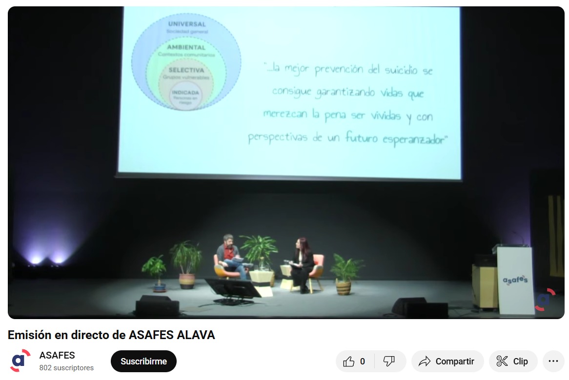 Porque hay frases que pueden decir mucho en pocas palabras. Gracias #asafes por este seminario de prevención 💜