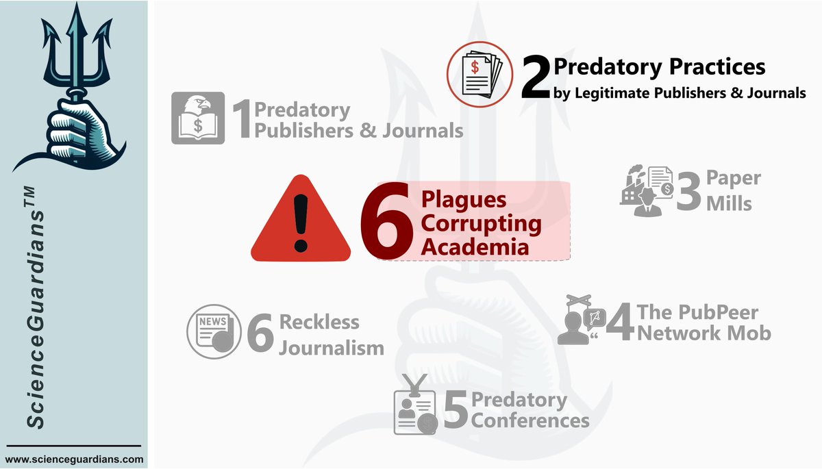 🚨 Plague 2: Predatory Practices by Legitimate Publishers &amp; Journals 🚨

Many reputable academic publishers have succumbed to the temptation of flooding the market with new journals, often launching excessive special issues or spinoff journals that dilute editorial standards and