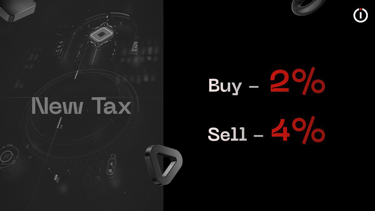 intel_protocol's tweet photo. Taxes has now been lowered to final 2/4 - 2% on buys / 4% on sells.
Contract has been renounced as well just now.
https://t.co/0lLsmpI1Ja
#IntelProtocol https://t.co/dE3ym8hH8a