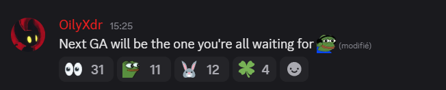 "Next GA will be the one you're all waiting for".

Another perk for our holders, and this one's something special.

Got any ideas? 👀