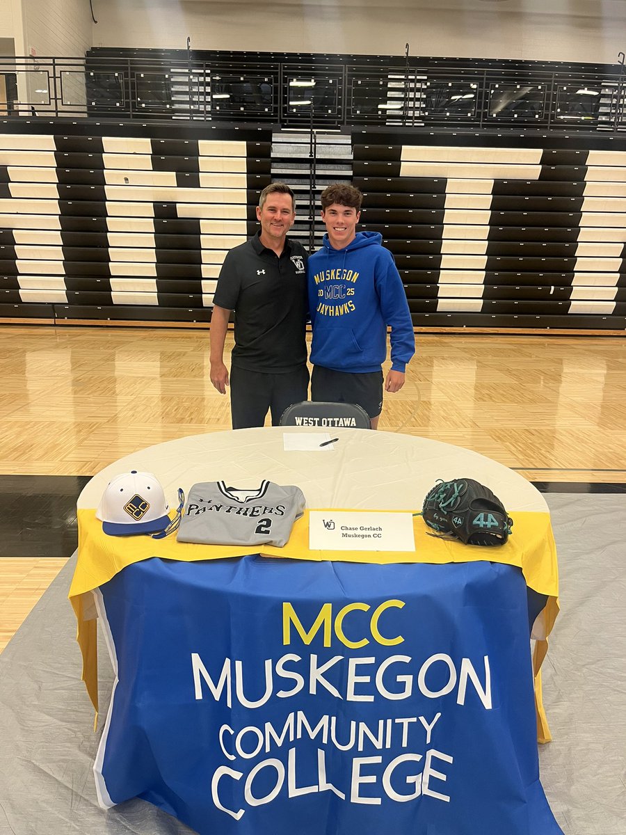 One Star, Two Jayhawks, One Flying Dutchman, amazing young men, AND ALWAYS A WEST OTTAWA PANTHER!  West Ottawa Spring Signing Day 2025!  🖤⚾️🏈🤍 Go out and make em say, WO!