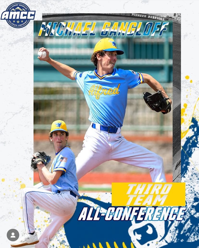 Power City Athletics (@pcathletics_bb) on Twitter photo Congrats to <a href="/AlfredStateBSBL/">Alfred State Baseball</a> freshman and former showcase player <a href="/Mike_Gangloff/">Michael Gangloff</a> on earning 3rd team All Conference. Micheal also set the Alfred record for saves in a season. The future is bright for our guy. Congrats to <a href="/AlfredStateBSBL/">Alfred State Baseball</a> freshman and former showcase player <a href="/Mike_Gangloff/">Michael Gangloff</a> on earning 3rd team All Conference. Micheal also set the Alfred record for saves in a season. The future is bright for our guy.