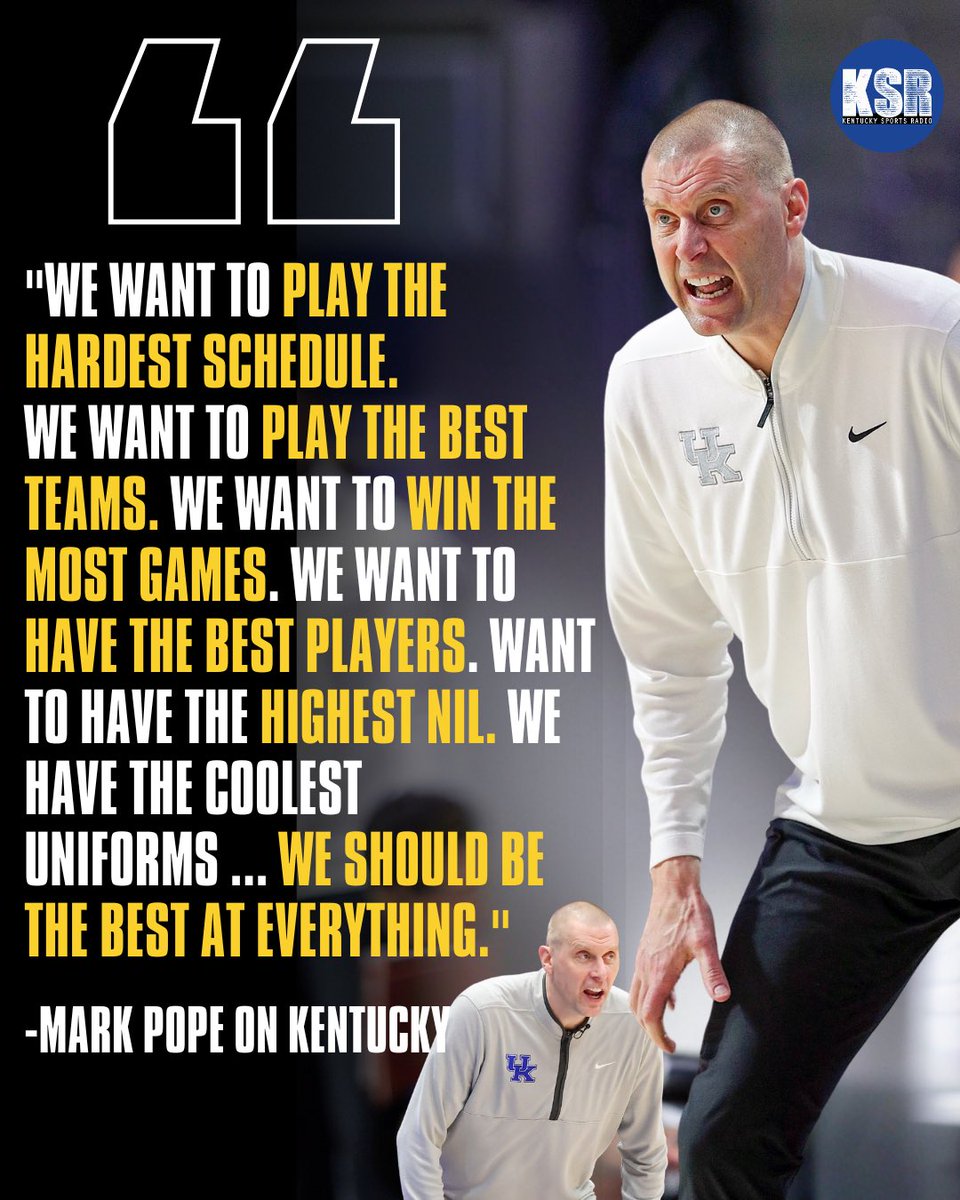 This guy Mark Pope just gets it. 

No other way to say it…