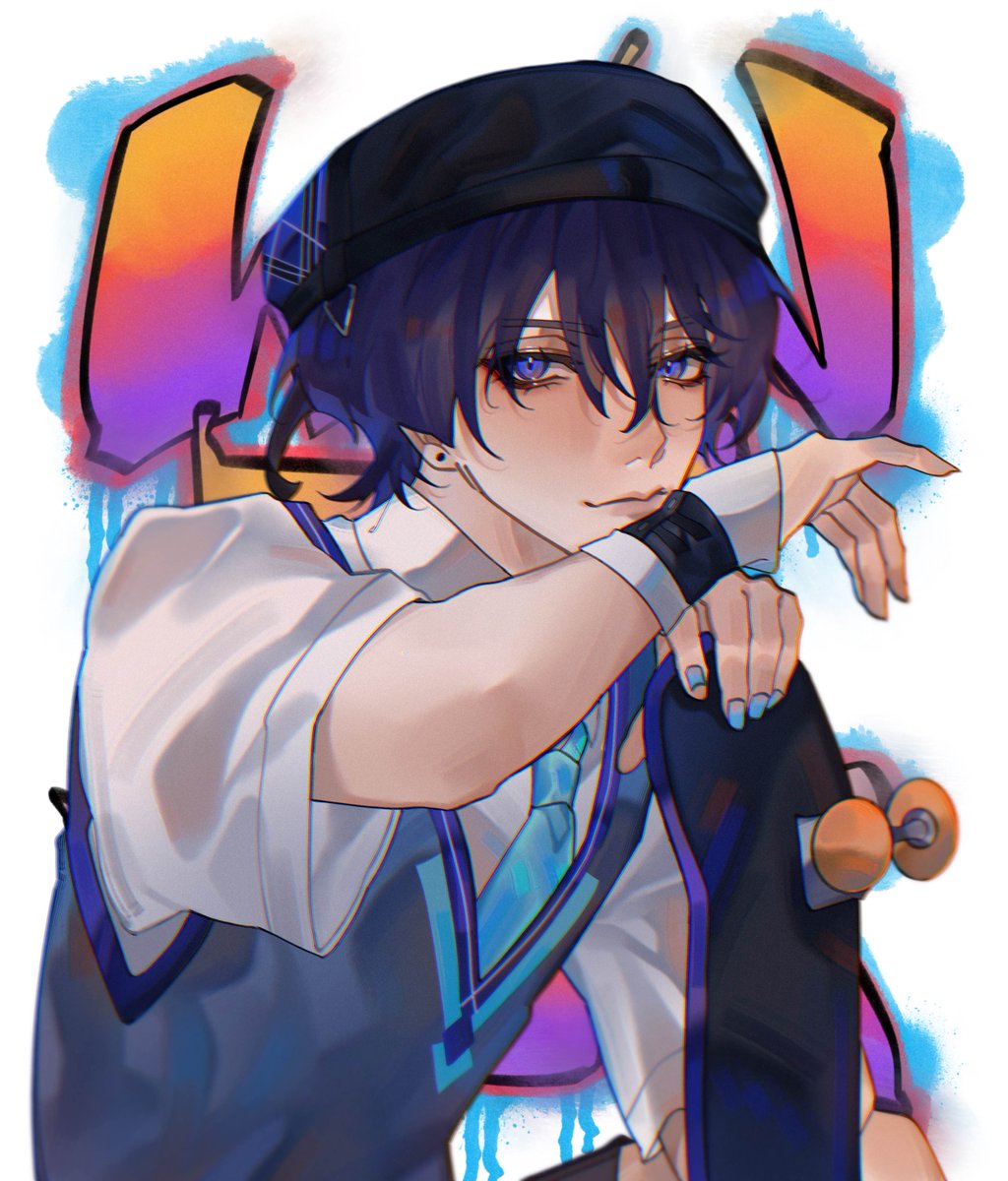 skater boy 
#genshinimpact #wanderer