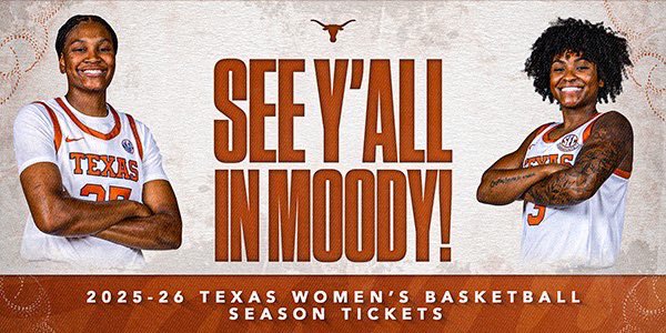 The wait is over! Purchase your new 2025-26 <a href="/TexasWBB/">Texas Women's Basketball</a> season tickets TODAY! 🤘

🎟️: texaslonghorns.evenue.net/events/WBD?utm…