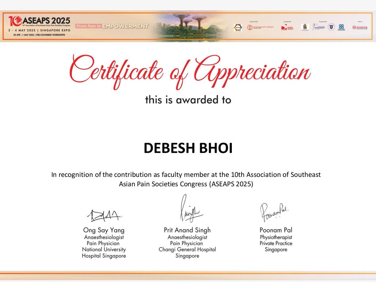 Debesh Bhoi,MBBS,MD,MNAMS, (@debeshbhoi) on Twitter photo A nice experience #ASEAPS, Singapore... thanks <a href="/pritanand/">Dr Prit Anand Singh</a> .. enjoyed the show..<a href="/AoraIndia/">AORA India</a> <a href="/ESRA_Society/">ESRA | European Society of Regional Anaesthesia</a> <a href="/ASRA_Society/">ASRA Pain Medicine</a> <a href="/Ropivacaine/">Dr. Vishal Uppal MBBS, FRCA 🇨🇦🇮🇳🏴</a> <a href="/KalagaraHari/">🩺 Hari (హరి 🇮🇳) Kalagara</a> <a href="/ashwani_doc/">Ashwani Gupta</a> <a href="/docmorne/">Morné Wolmarans</a> A nice experience #ASEAPS, Singapore... thanks <a href="/pritanand/">Dr Prit Anand Singh</a> .. enjoyed the show..<a href="/AoraIndia/">AORA India</a> <a href="/ESRA_Society/">ESRA | European Society of Regional Anaesthesia</a> <a href="/ASRA_Society/">ASRA Pain Medicine</a> <a href="/Ropivacaine/">Dr. Vishal Uppal MBBS, FRCA 🇨🇦🇮🇳🏴</a> <a href="/KalagaraHari/">🩺 Hari (హరి 🇮🇳) Kalagara</a> <a href="/ashwani_doc/">Ashwani Gupta</a> <a href="/docmorne/">Morné Wolmarans</a>