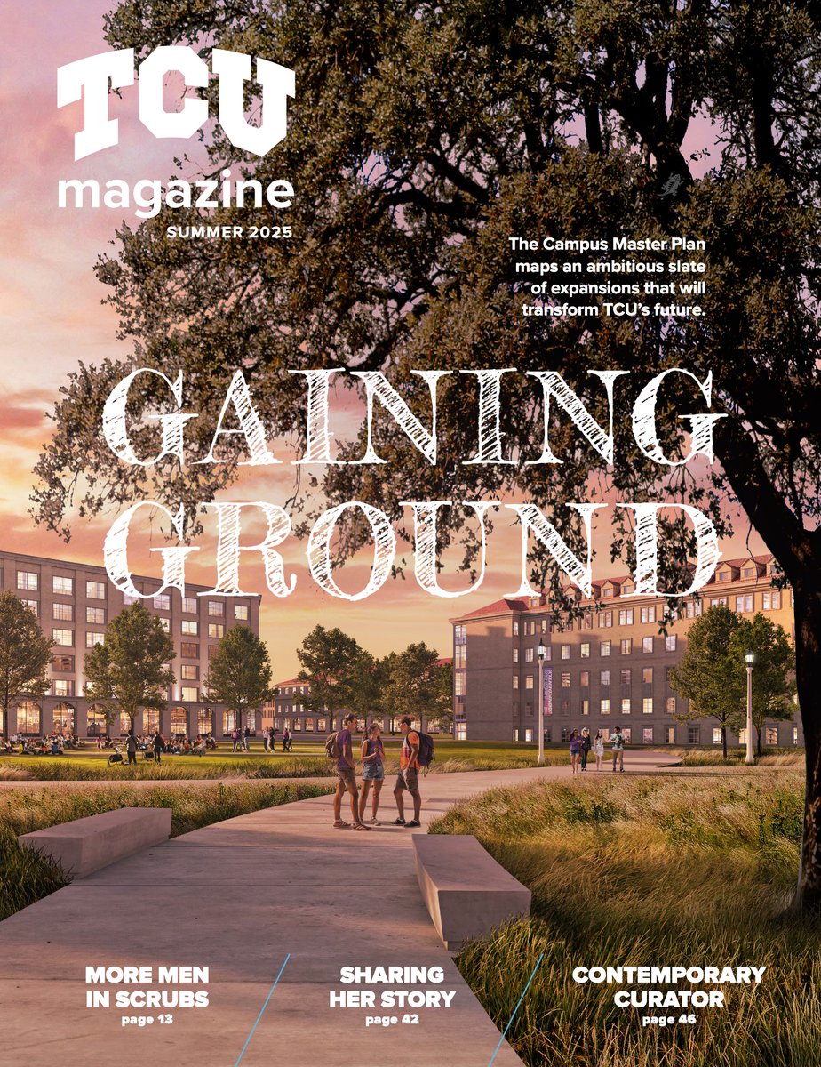 The Summer 2025 edition of 𝘛𝘊𝘜 𝘔𝘢𝘨𝘢𝘻𝘪𝘯𝘦 is officially live! Inside the newest issue, you’ll find: 

🏗️ Our cover story on TCU’s ambitious and innovative Campus Master Plan

📚 A profile on 𝘔𝘢𝘭𝘢𝘴 author Marcela Fuentes

➕ And much more.

magazine.tcu.edu/issues/summer-…