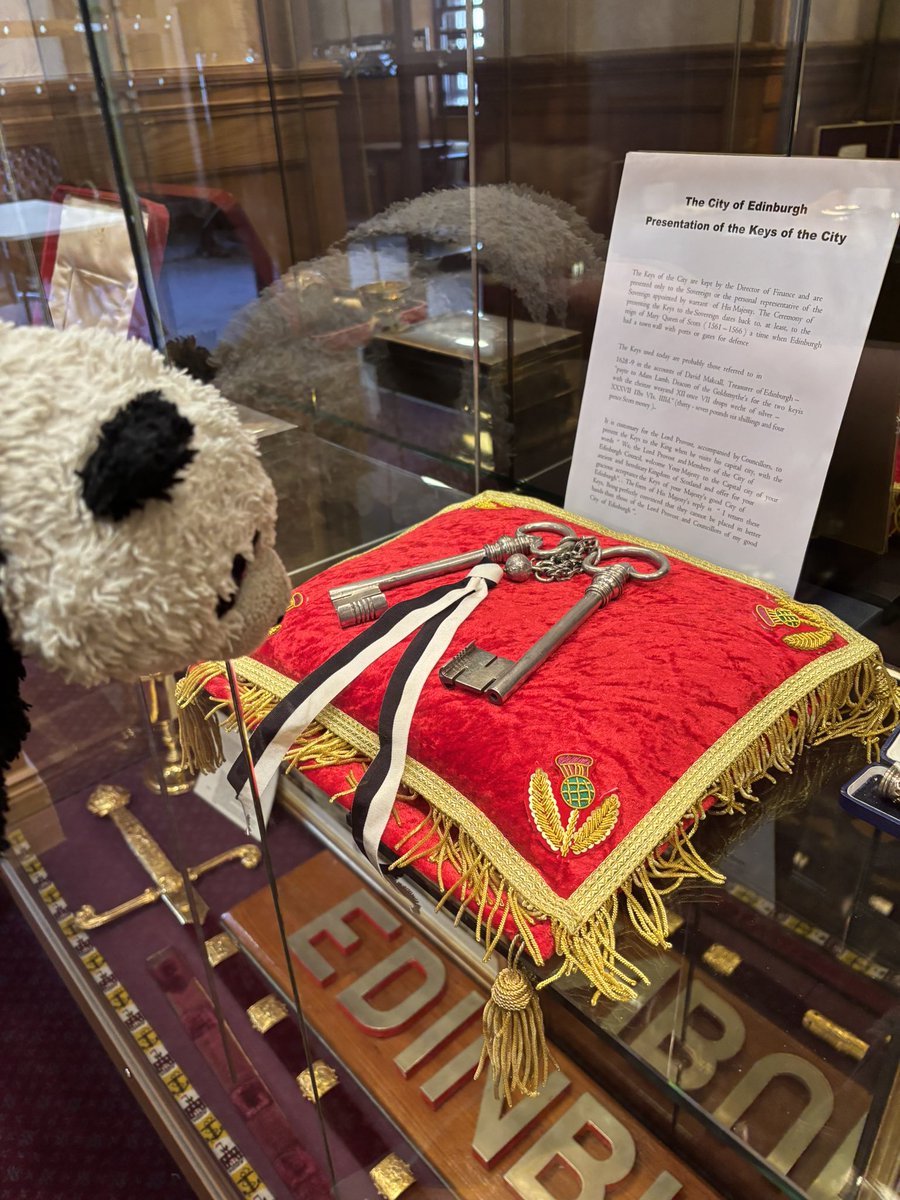 Panda from Angus’ nursery is home with us for the week. I’ve been giving him a tour of the City Chambers